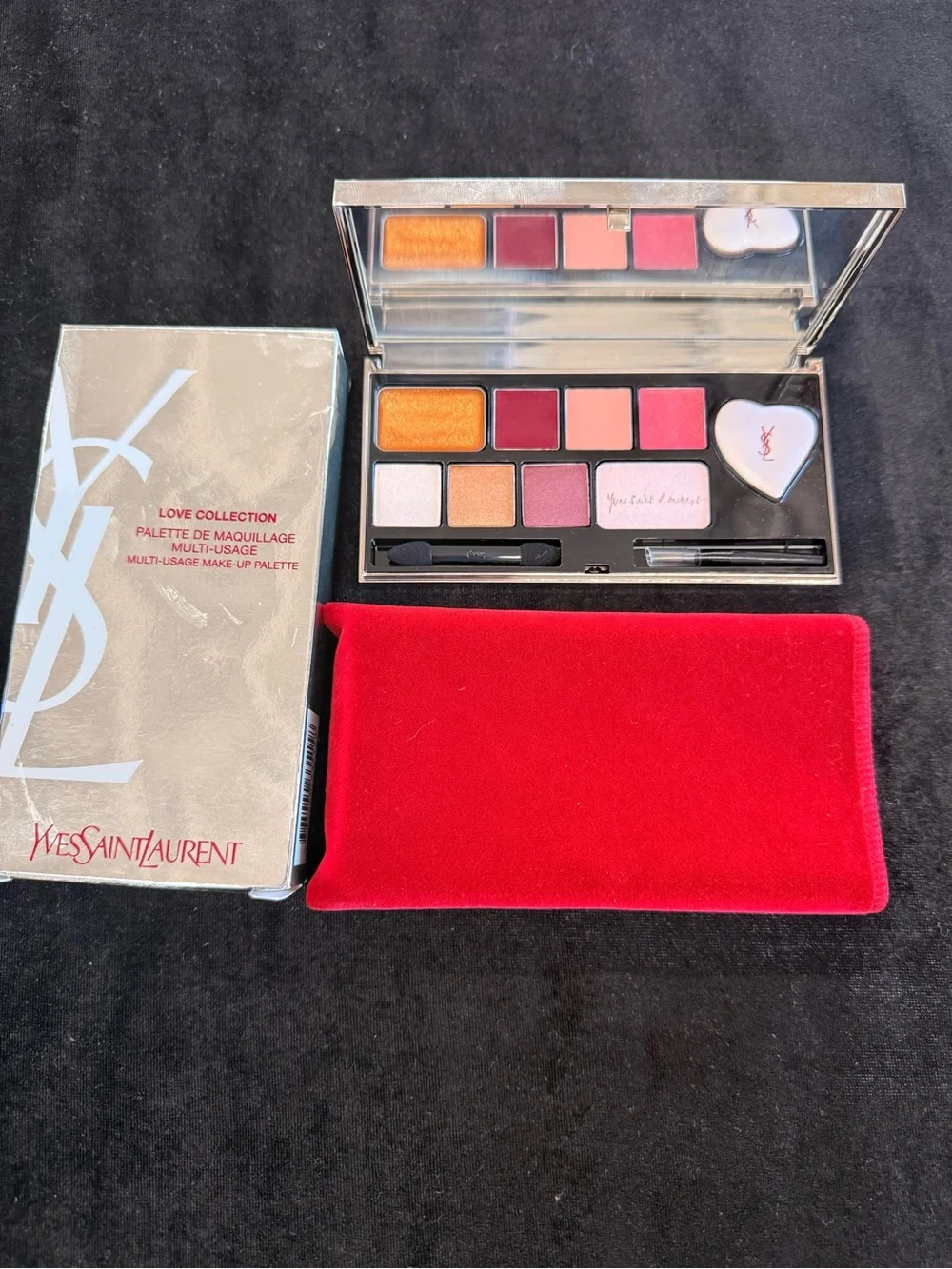 Yves Saint Laurent Love Collection Palette — Gold, Red, Pink, Cream